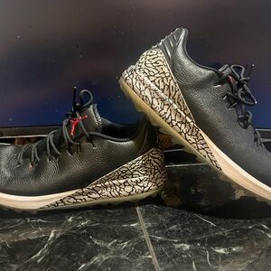 Nike Air Jordan ADG Golf Shoes Black Cement Spikeless AR7995-001 Men Size 13